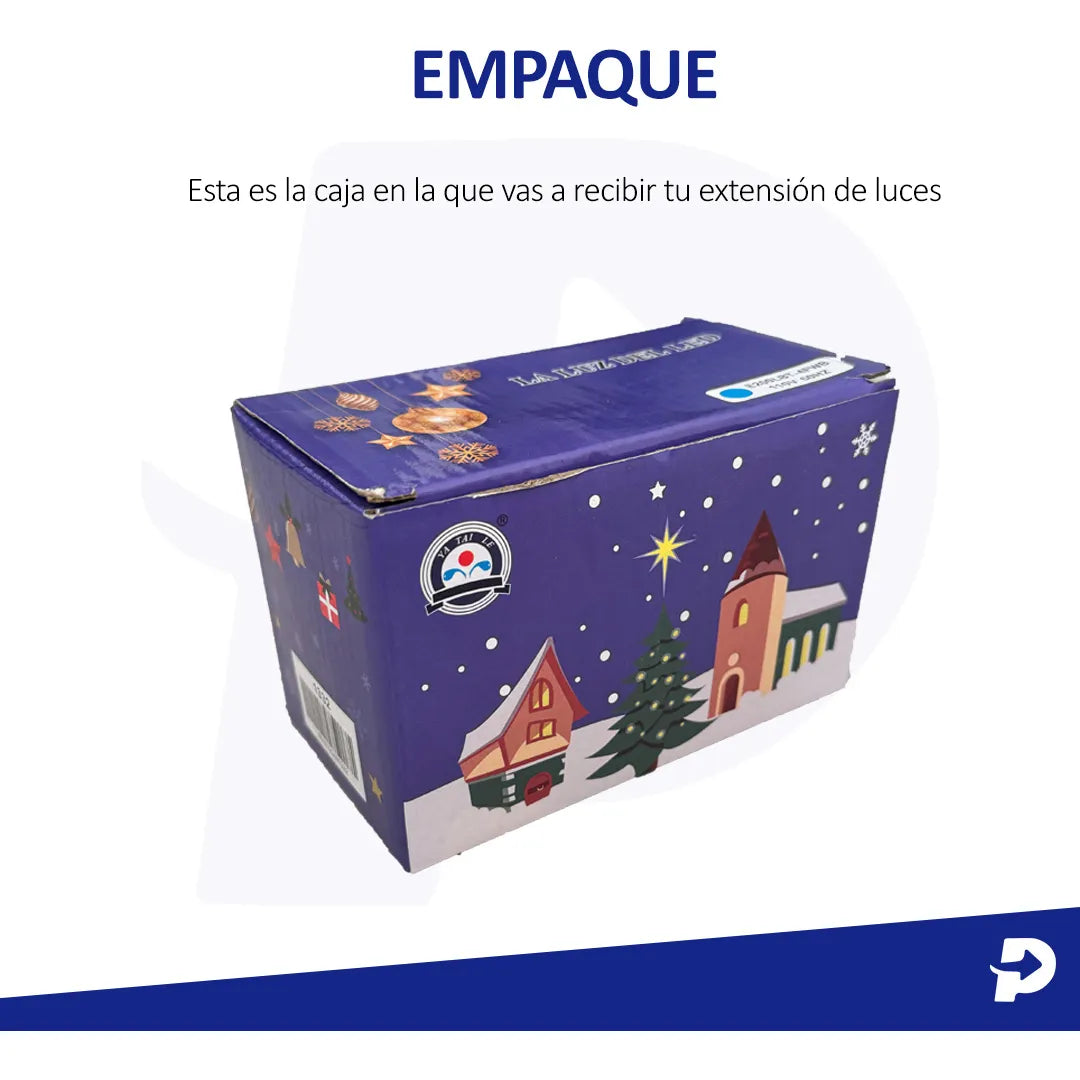 Cascada de Luces Navideñas 3x0,45 m – Efecto Mágico