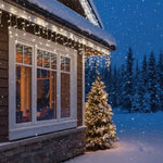 Cascada de Luces Navideñas 3x0,45 m – Efecto Mágico