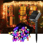 Luces Navideñas LED con Carga Solar