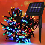 Luces Navideñas LED con Carga Solar